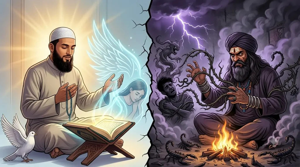 Difference between Good raqi bad Tantric